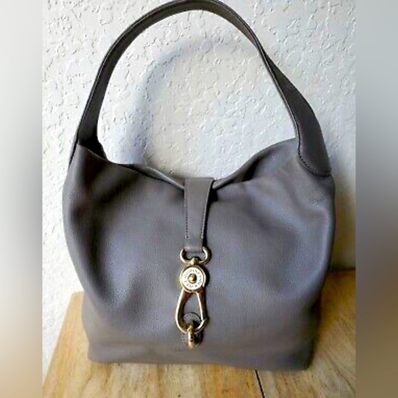 Dooney & Bourke Handbags - NWOT Dooney & Bourke BELVEDERE logo lock shoulder bag